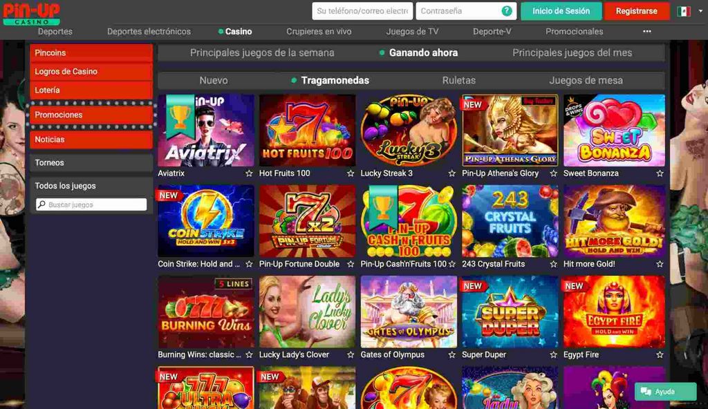 Gamings at Pin-up Gambling Enterprise